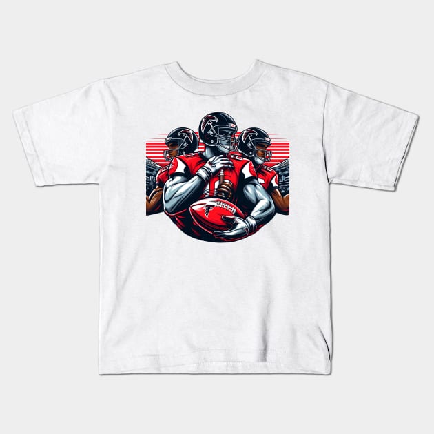 Atlanta Falcons 002 Kids T-Shirt by romancenemy